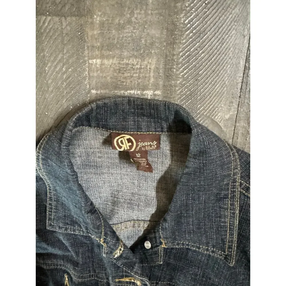 Upcycled Jean jacket - Picture 4 of 4
